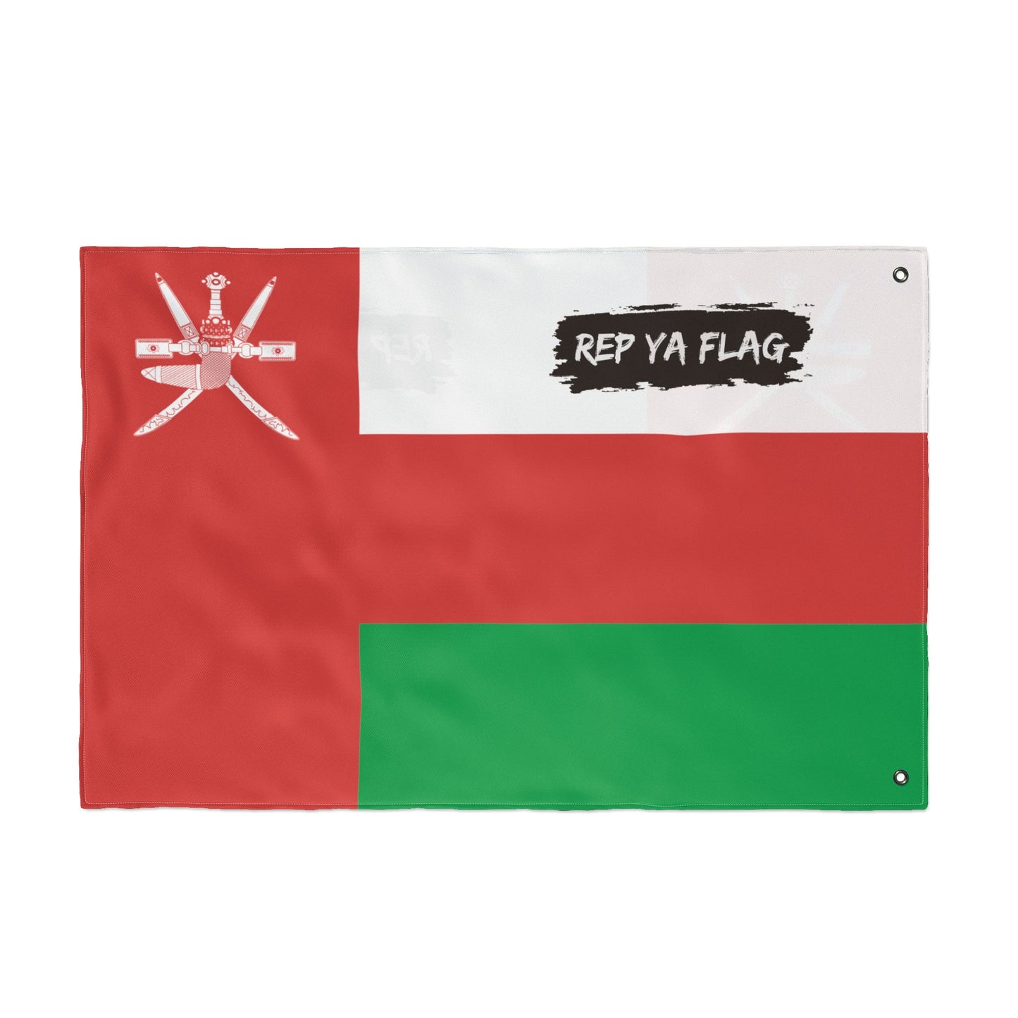 Oman Flag Garden Banner | Double Sided Outdoor Flag | Rep Ya Flag