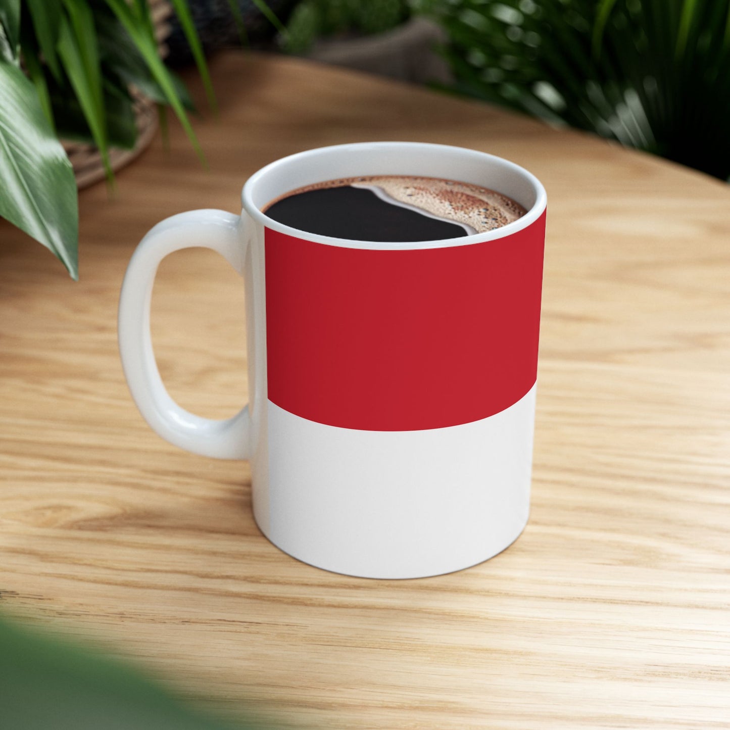 Monaco Flag Coffee Tea Mug 11oz 15oz | Rep Ya Flag Ceramic Mug