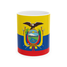 Ecuador Flag Coffee Tea Mug 11oz 15oz | Rep Ya Flag Ceramic Mug