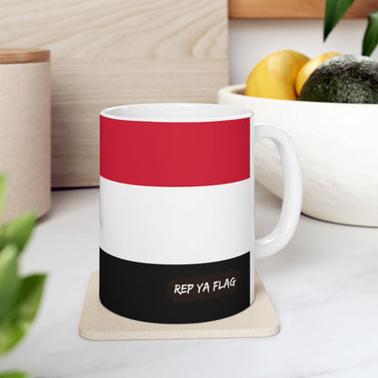 Sudan Flag Coffee Tea Mug 11oz 15oz | Rep Ya Flag Ceramic Mug