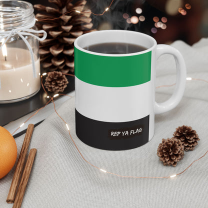 United Arab Emirates Flag Coffee Tea Mug 11oz 15oz | Rep Ya Flag Ceramic Mug