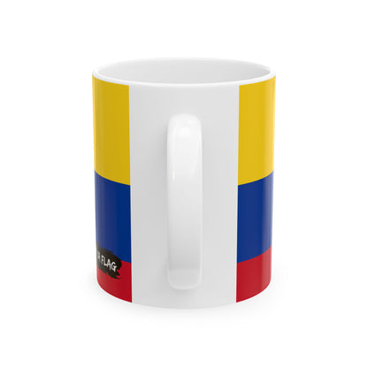 Colombia Flag Coffee Tea Mug 11oz 15oz | Colombian Heritage Mug | Rep Ya Flag
