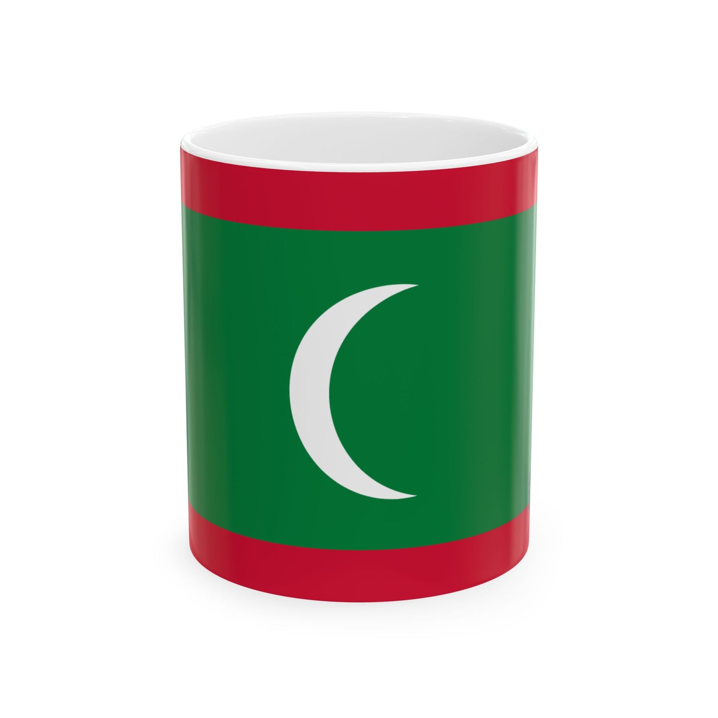 Maldives Flag Coffee Tea Mug 11oz 15oz | Rep Ya Flag Ceramic Mug