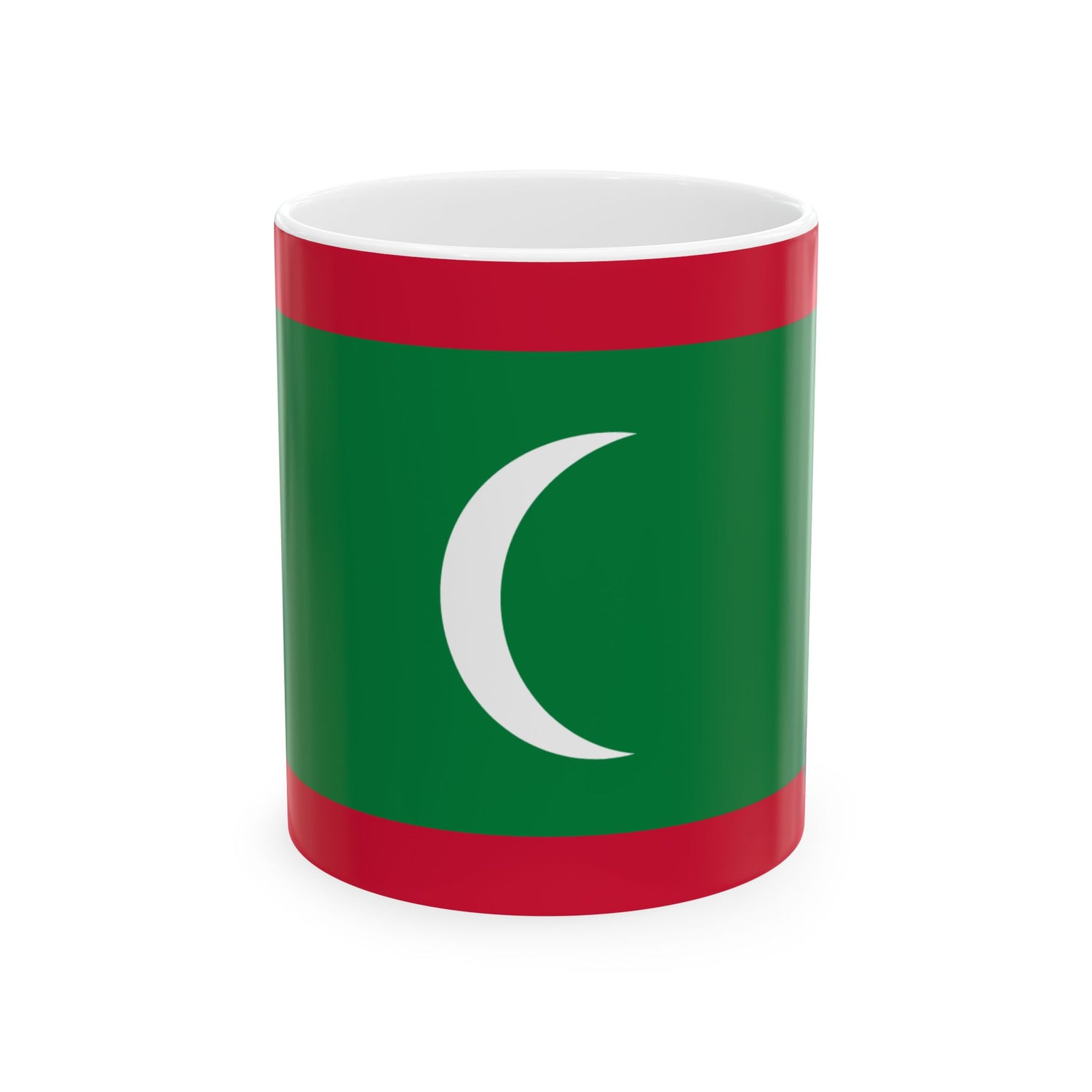 Maldives Flag Coffee Tea Mug 11oz 15oz | Rep Ya Flag Ceramic Mug