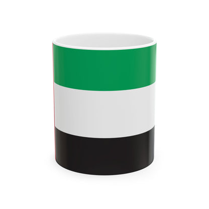United Arab Emirates Flag Coffee Tea Mug 11oz 15oz | Rep Ya Flag Ceramic Mug