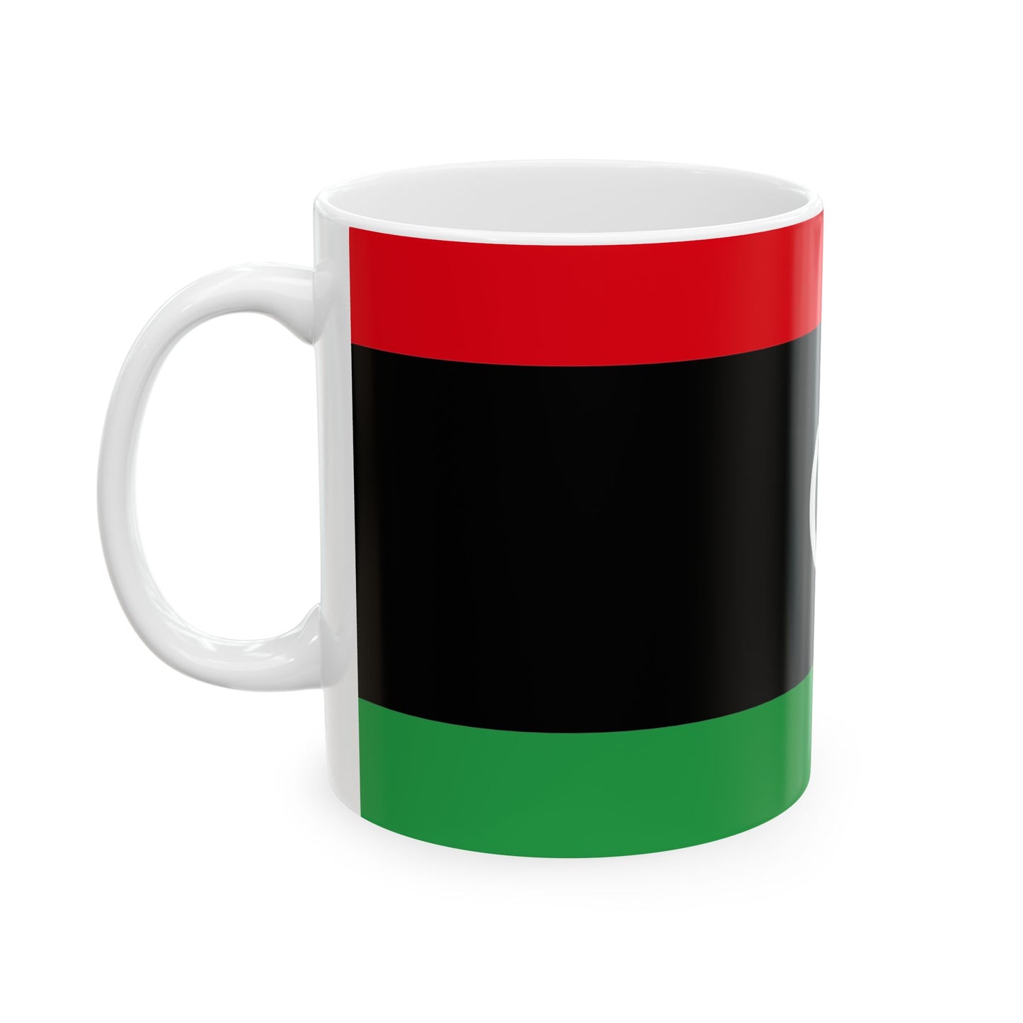 Libya Flag Coffee Tea Mug 11oz 15oz | Rep Ya Flag Ceramic Mug