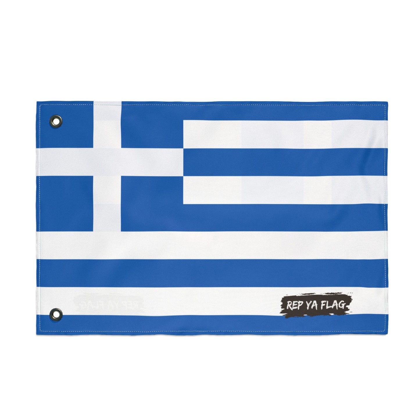 Greece Flag Garden Banner | Double Sided Outdoor Flag | Rep Ya Flag