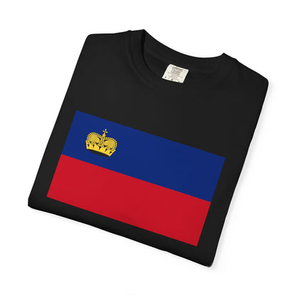 Liechtenstein Flag T Shirt | Liechtensteiner Heritage Shirt S–4XL | Rep Ya Flag