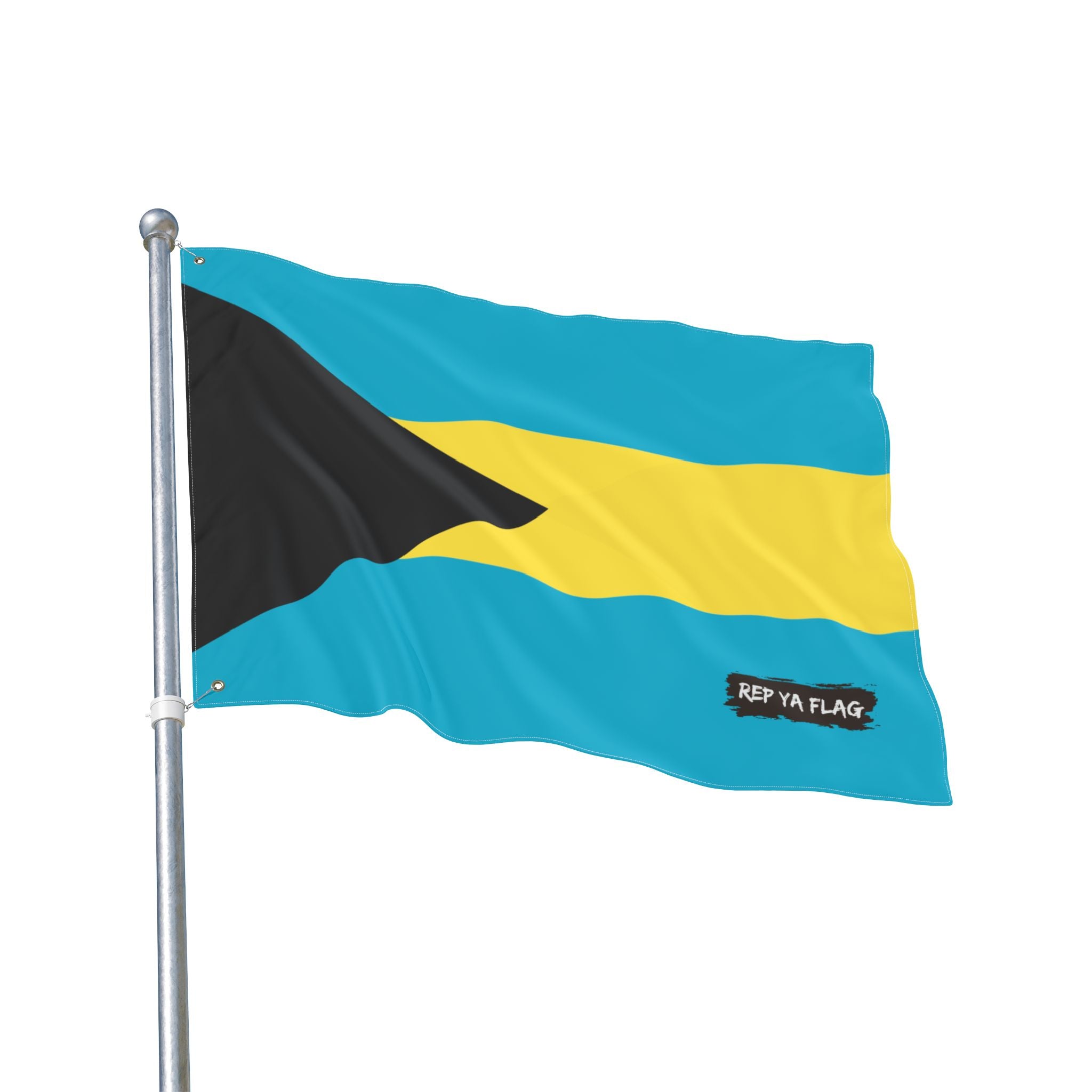 Bahamas Flag Garden Banner | Double Sided Outdoor Flag | Rep Ya Flag