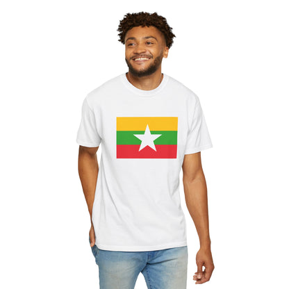 Myanmar Flag T Shirt | Burmese Heritage Shirt S–4XL | Rep Ya Flag