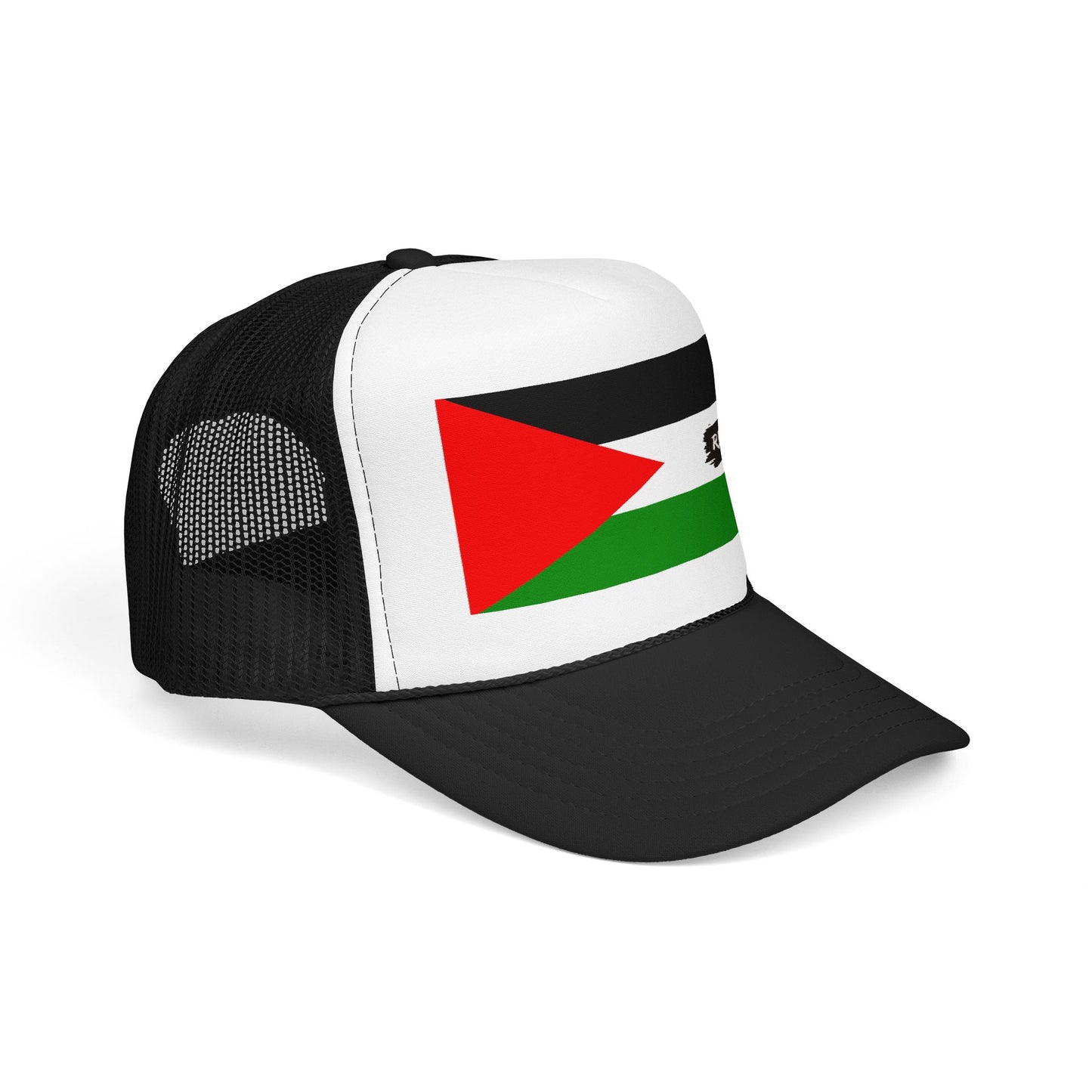 Palestine Flag Foam Trucker Hat | Palestinian Pride Snapback Cap | Rep Ya Flag