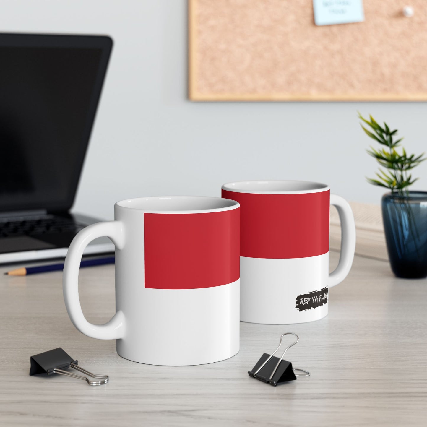 Indonesia Flag Coffee Tea Mug 11oz 15oz | Rep Ya Flag Ceramic Mug