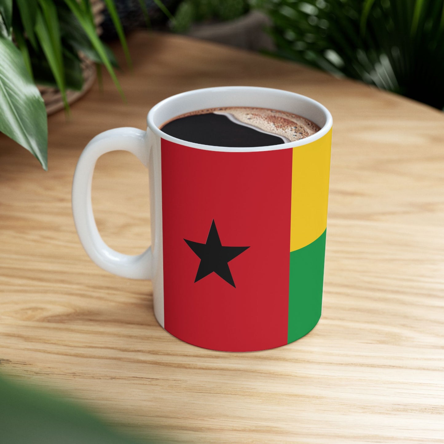 Guinea-Bissau Flag Coffee Tea Mug 11oz 15oz | Rep Ya Flag Ceramic Mug