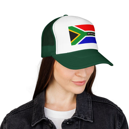 South Africa Flag Foam Trucker Hat | South African Heritage Snapback Cap | Rep Ya Flag
