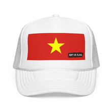 Vietnam Flag Foam Trucker Hat | Rep Ya Flag design