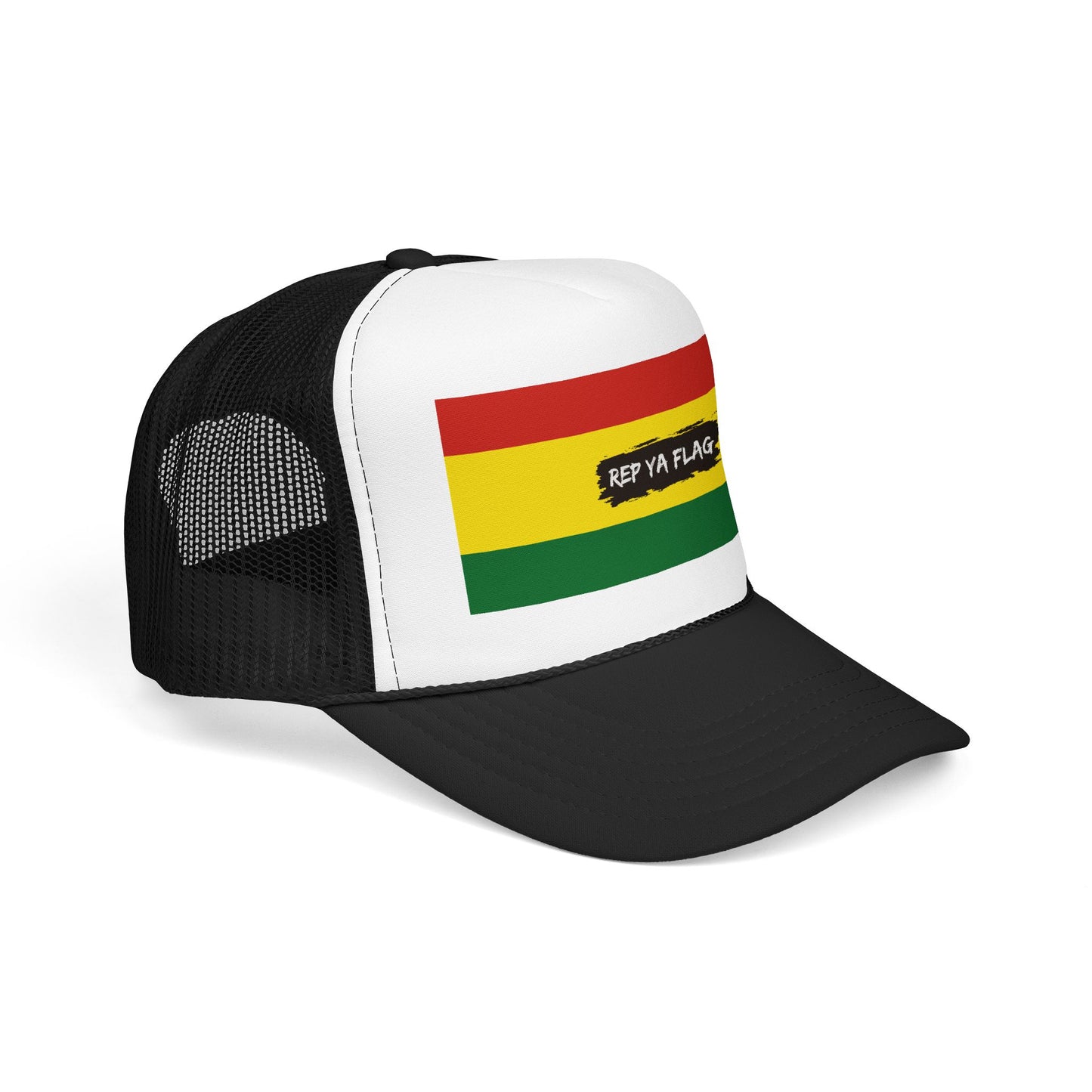 Bolivia Flag Foam Trucker Hat | Bolivian Pride Snapback Cap | Rep Ya Flag