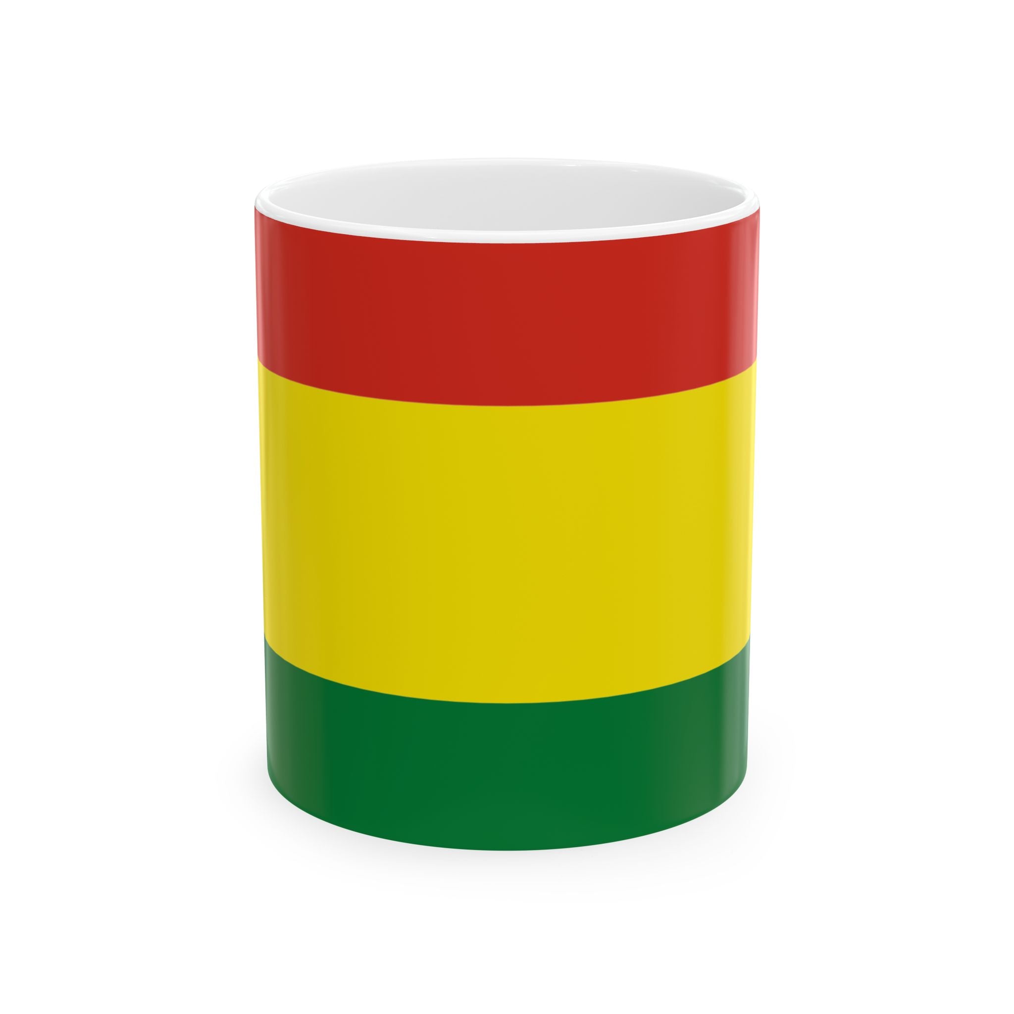Bolivia Flag Coffee Mug | Bolivian Pride Ceramic Tea Mug 11oz & 15oz | Rep Ya Flag