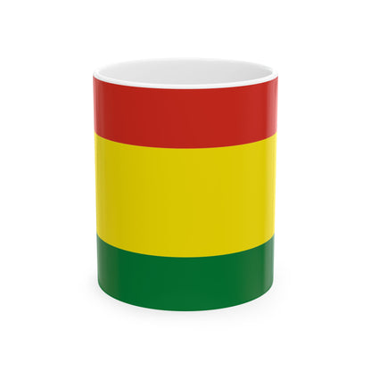 Bolivia Flag Coffee Mug | Bolivian Pride Ceramic Tea Mug 11oz & 15oz | Rep Ya Flag