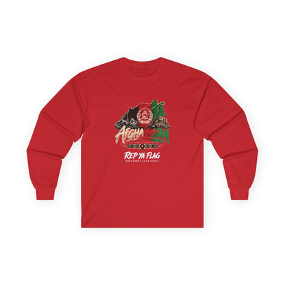 Afghan Pride Long Sleeve Tee — "Rep Ya Flag" Graphic