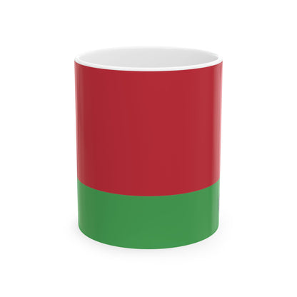 Belarus Flag Coffee Mug | Belarusian Pride Ceramic Tea Mug 11oz & 15oz | Rep Ya Flag