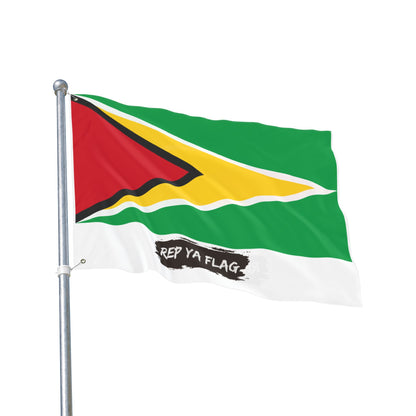 Guyana Flag Garden Banner | Double Sided Outdoor Flag | Rep Ya Flag