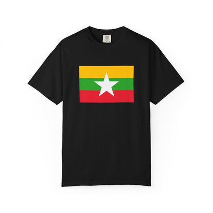 Myanmar Flag T Shirt | Burmese Heritage Shirt S–4XL | Rep Ya Flag