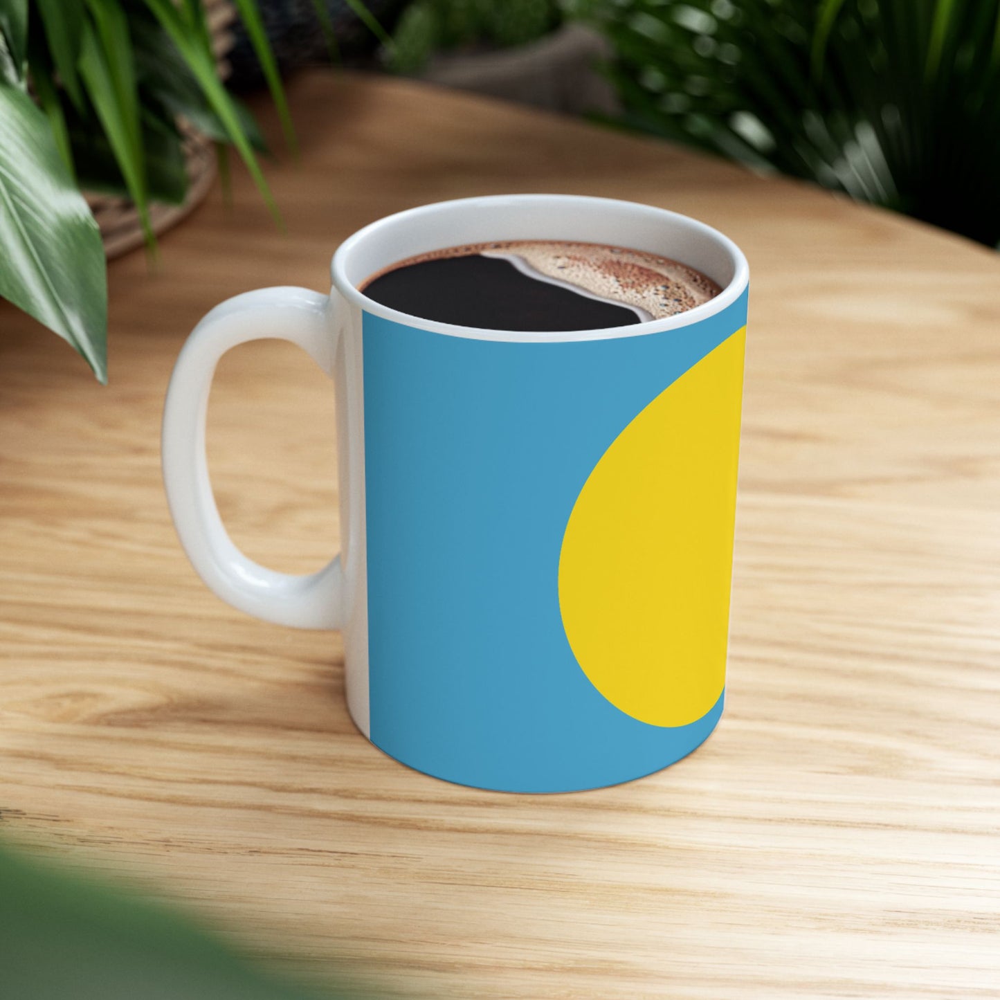 Palau Flag Coffee Tea Mug 11oz 15oz | Rep Ya Flag Ceramic Mug