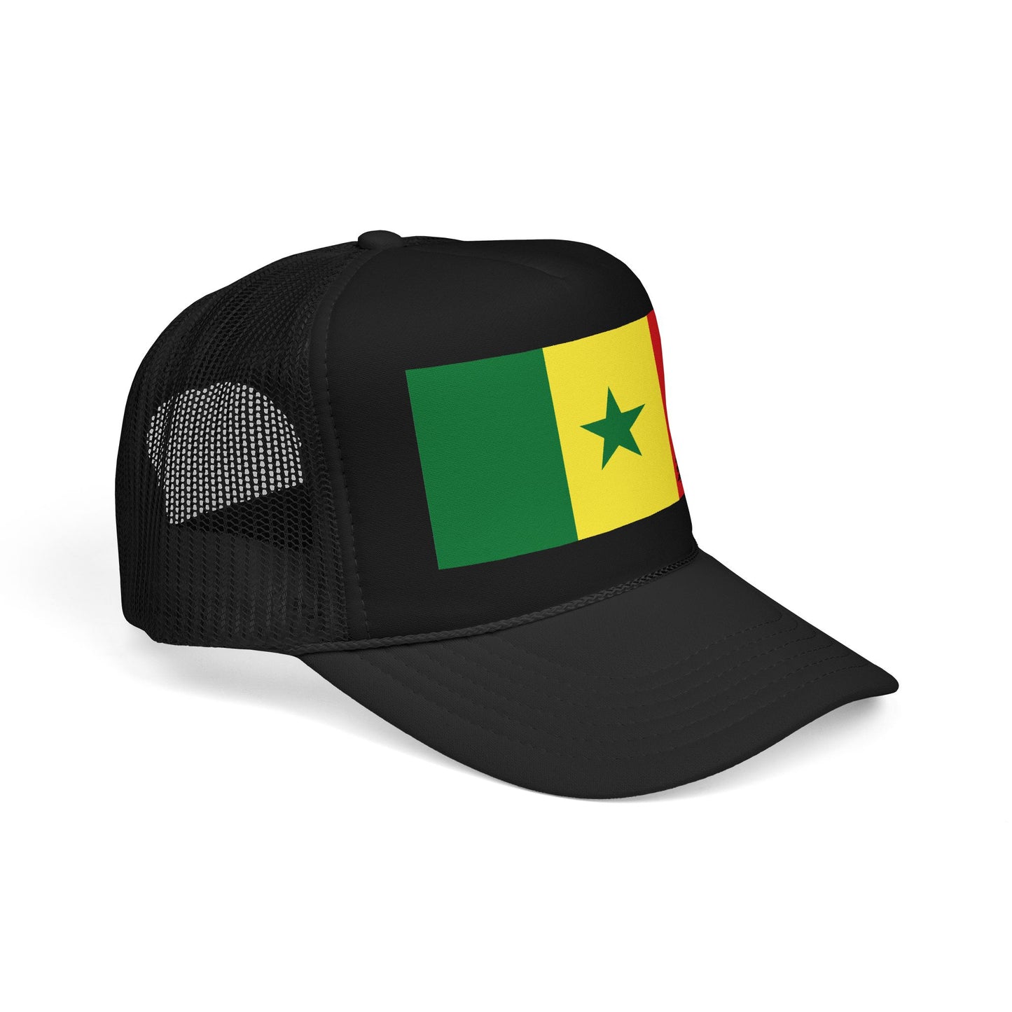 Senegal Flag Foam Trucker Hat | São Toméan Pride Snapback Cap | Rep Ya Flag