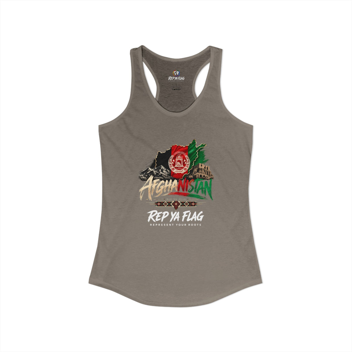 Afghanistan Women’s Racerback Tank – Lightweight Pride