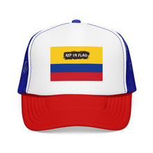 Colombia Flag Foam Trucker Hat | Colombian Pride Snapback Cap | Rep Ya Flag