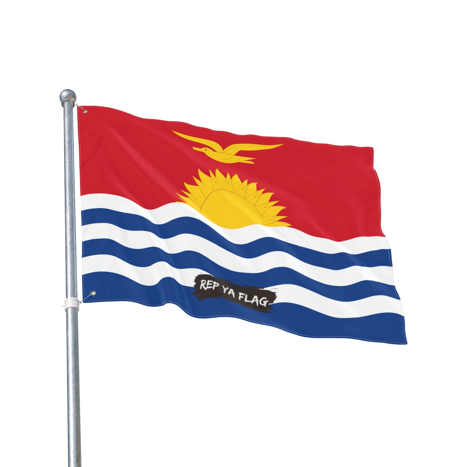 Kiribati Flag Garden Banner | Double Sided Outdoor Flag | Rep Ya Flag