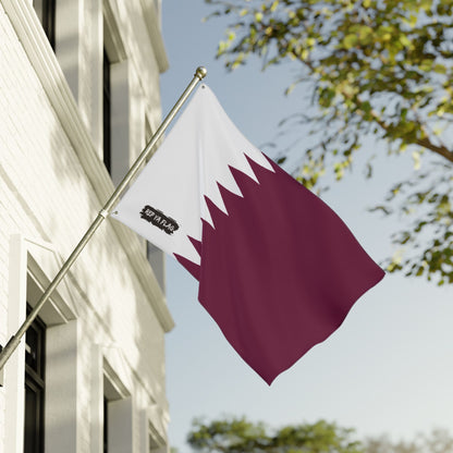 Qatar Flag Garden Banner | Double Sided Outdoor Flag | Rep Ya Flag