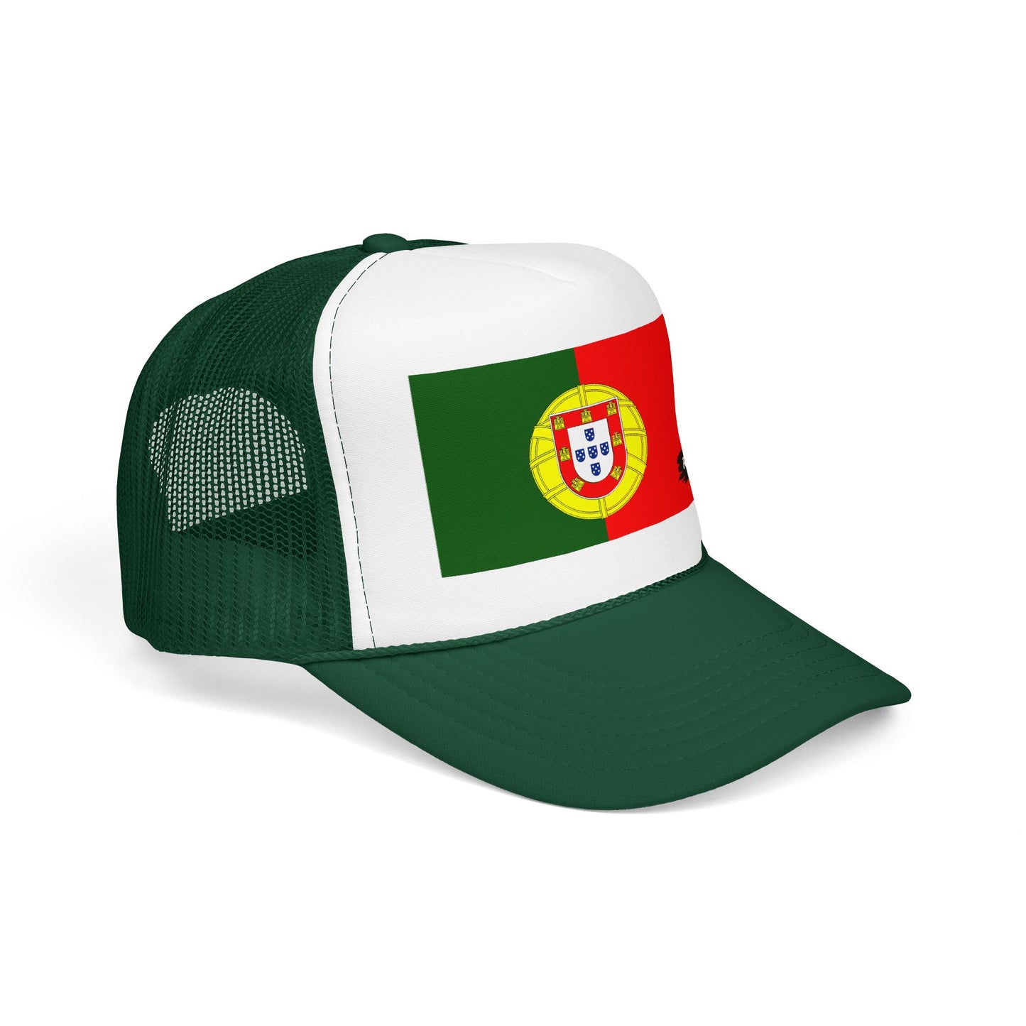 Portugal Flag Foam Trucker Hat | Portuguese Pride Snapback Cap | Rep Ya Flag