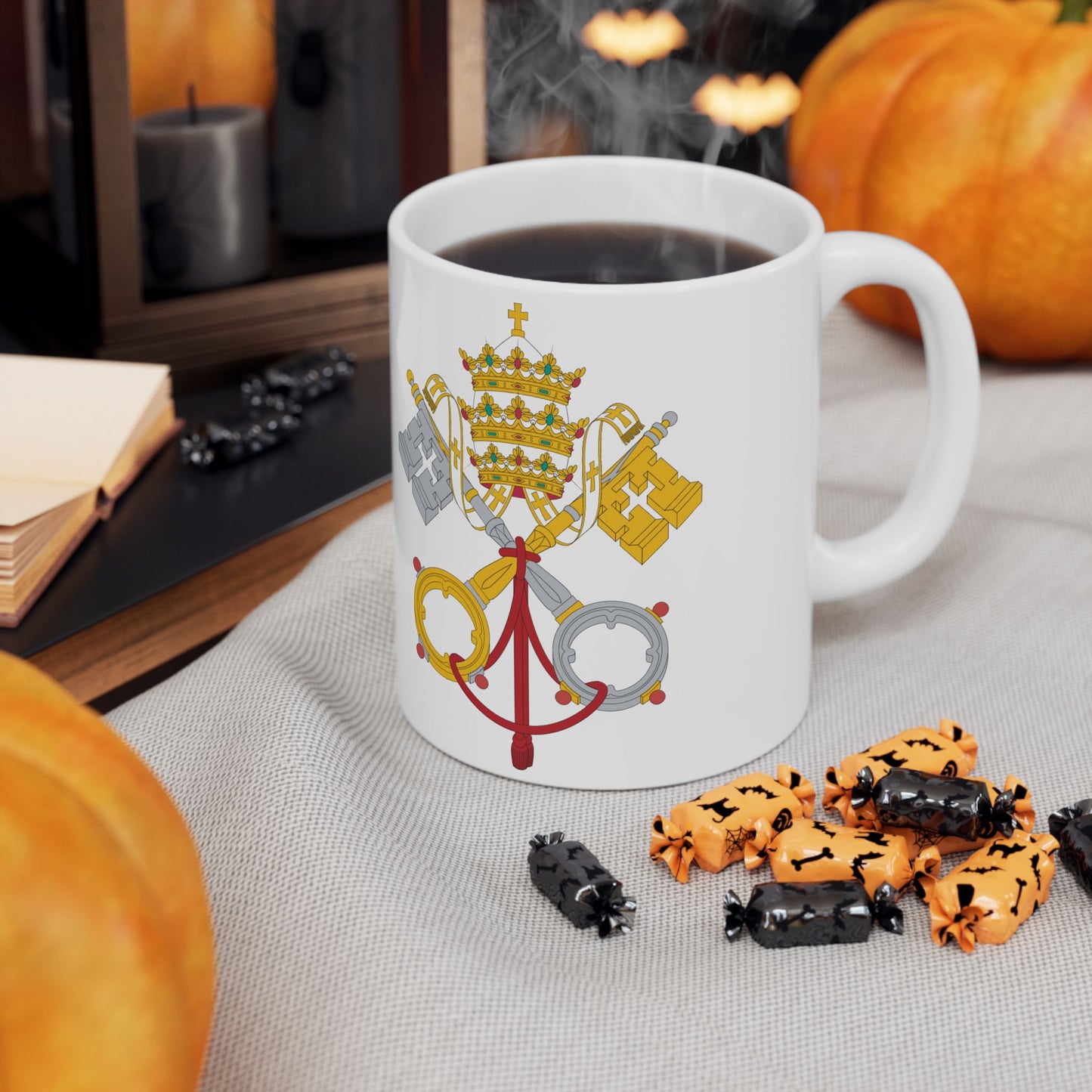 Vatican City Flag | Coffee Tea Ceramic Mug Cup | 11oz 15oz | Rep Ya Flag