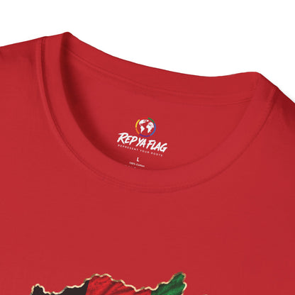Afghanistan Map Flag T-Shirt — Vintage Afghan Emblem Tee