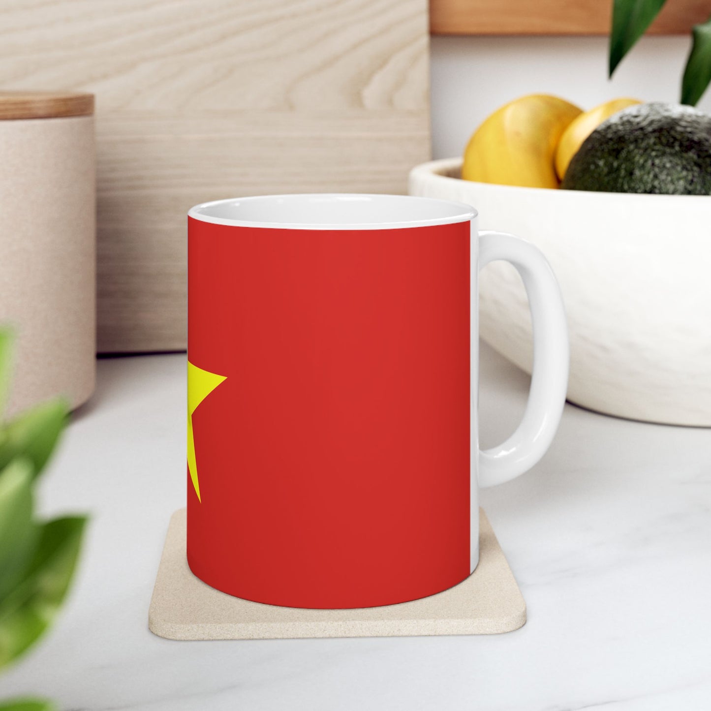 Vietnam Flag | Coffee Tea Ceramic Mug Cup | 11oz 15oz | Rep Ya Flag