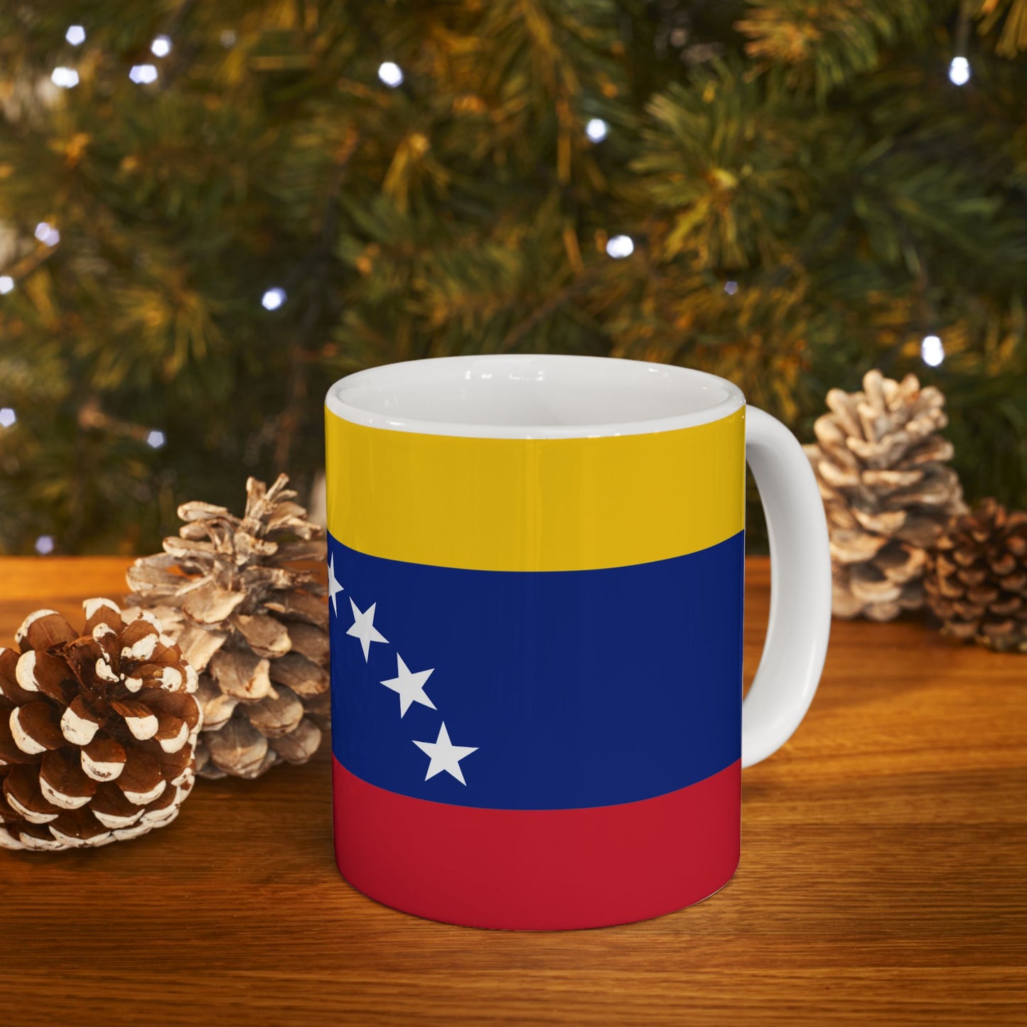 Venezuela Flag Coffee Tea Mug 11oz 15oz | Rep Ya Flag Ceramic Mug