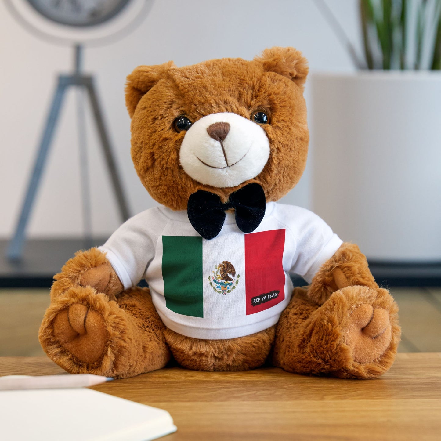 Mexico Flag Teddy Bear | Mexican Heritage Plush Gift | Cultural Keepsake | Baby Gift Stuffed Animal