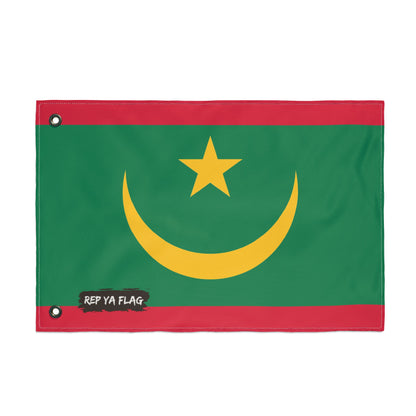 Mauritania Flag Garden Banner | Double Sided Outdoor Flag | Rep Ya Flag