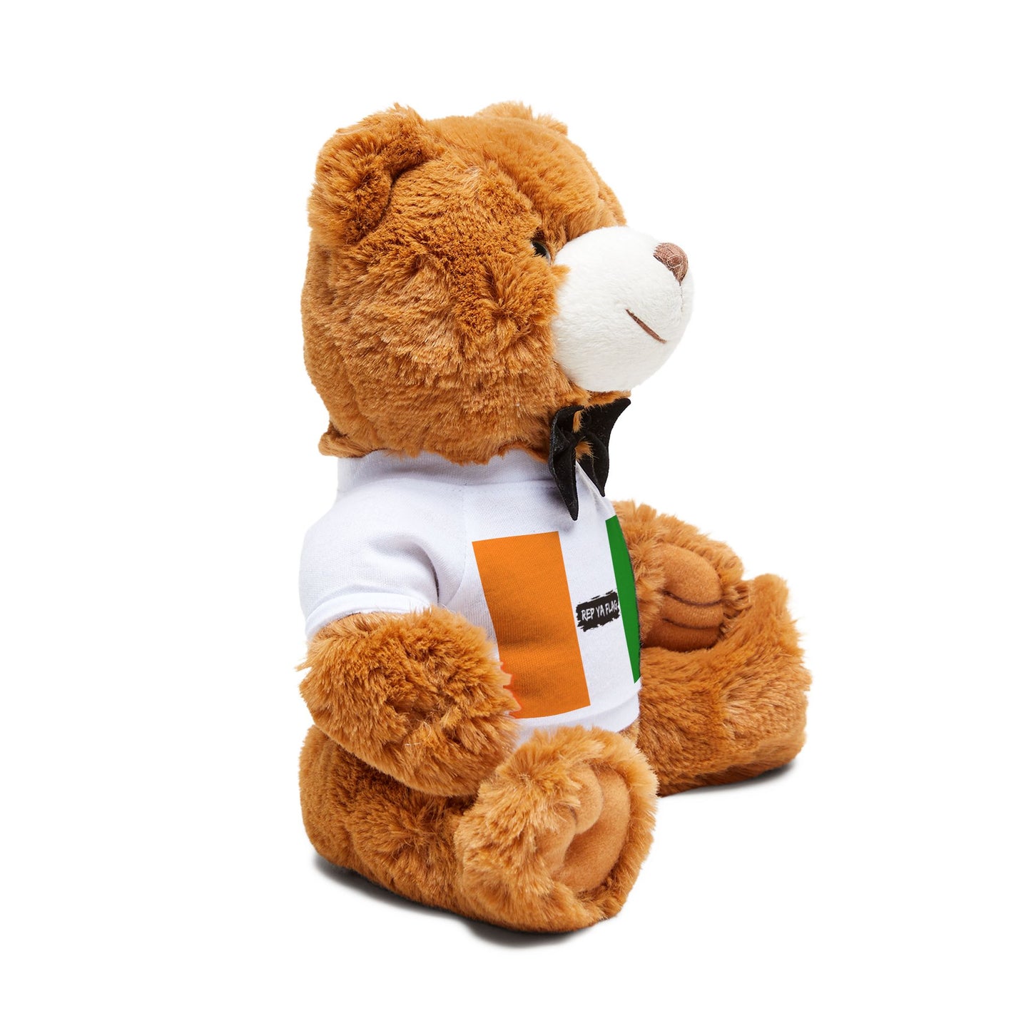 Côte d'Ivoire (Ivory Coast) Flag Teddy Bear | Ivorian Heritage Plush Gift | Rep Ya Flag