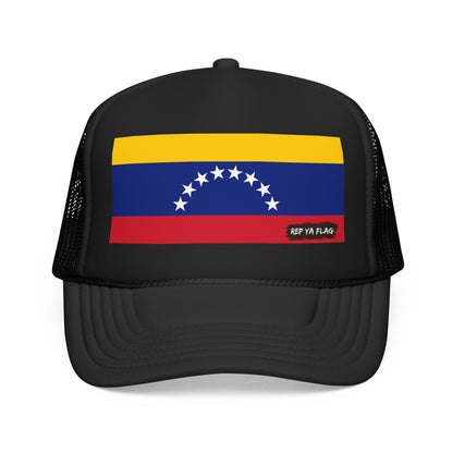 Venezuela Flag Foam Trucker Hat | Rep Ya Flag design