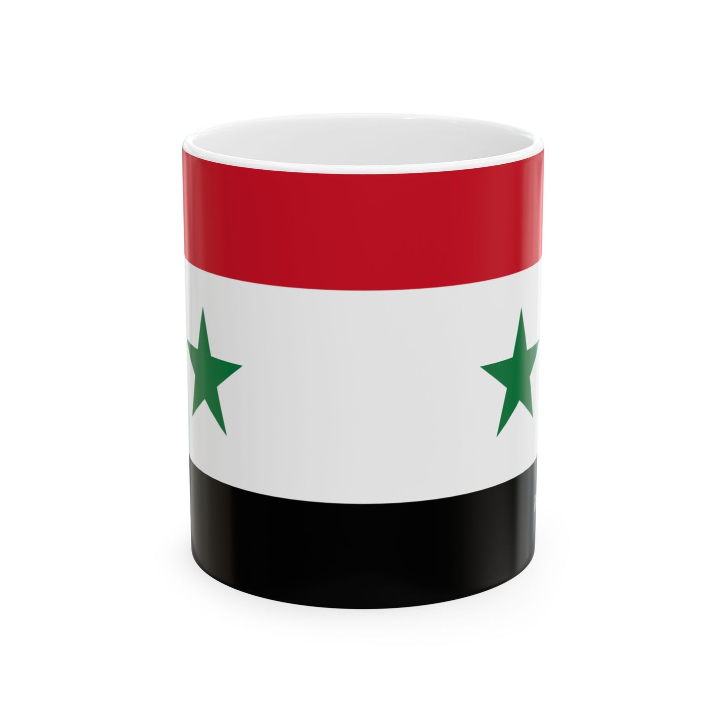 Syria Flag Coffee Tea Mug 11oz 15oz | Rep Ya Flag Ceramic Mug