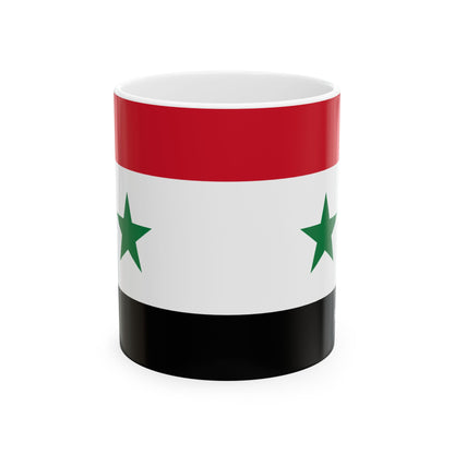 Syria Flag Coffee Tea Mug 11oz 15oz | Rep Ya Flag Ceramic Mug