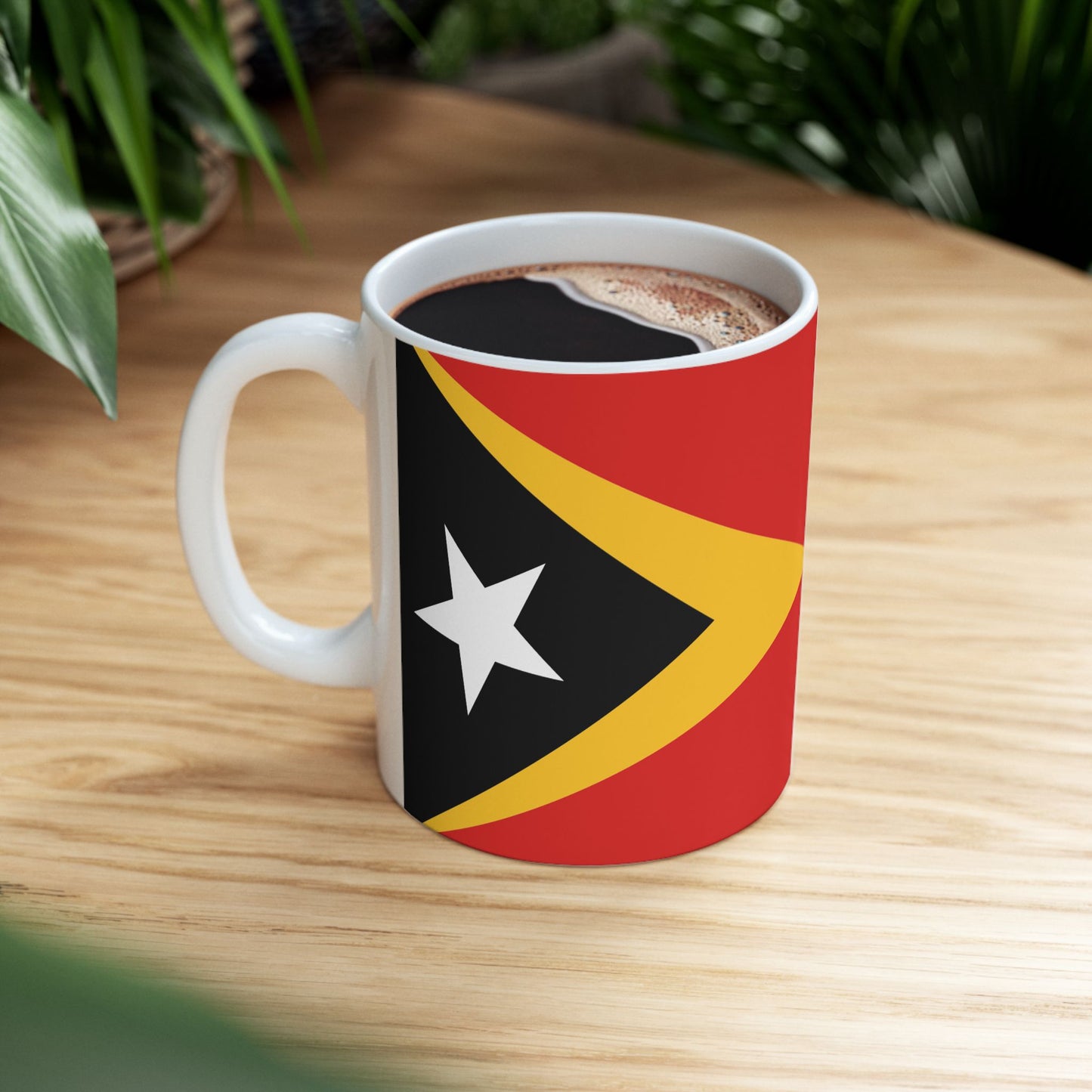 Timor-Leste Flag Coffee Tea Mug 11oz 15oz | Rep Ya Flag Ceramic Mug