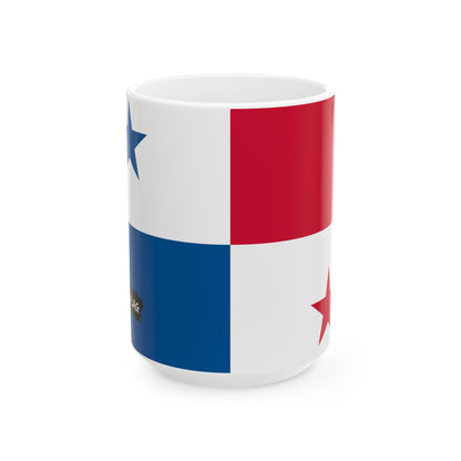 Panama Flag Coffee Tea Mug 11oz 15oz | Rep Ya Flag Ceramic Mug
