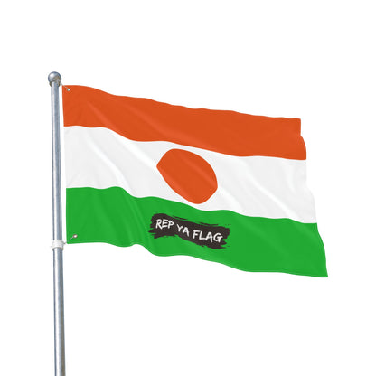 Niger Flag Garden Banner | Double Sided Outdoor Flag | Rep Ya Flag
