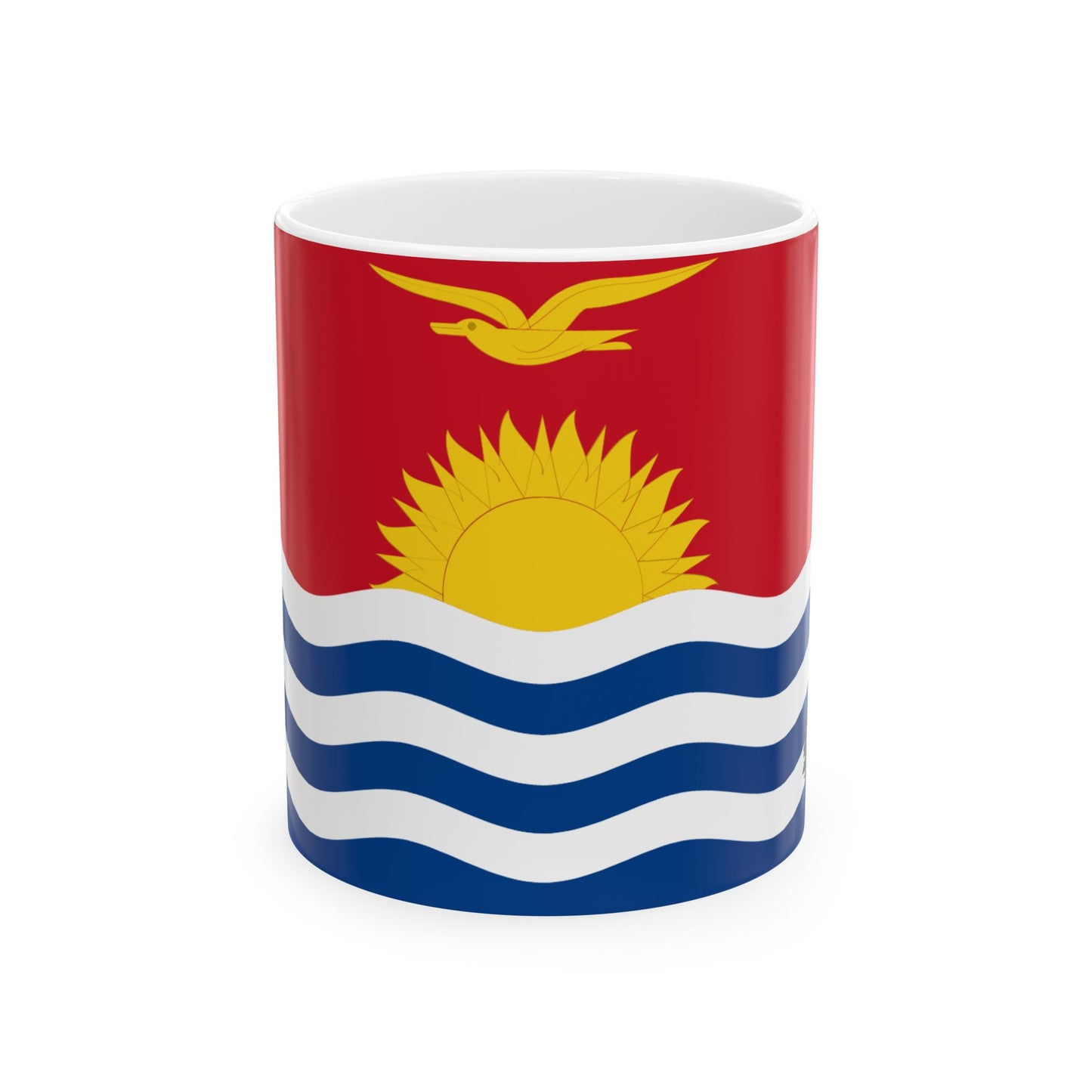 Kiribati Flag Coffee Tea Mug 11oz 15oz | Rep Ya Flag Ceramic Mug