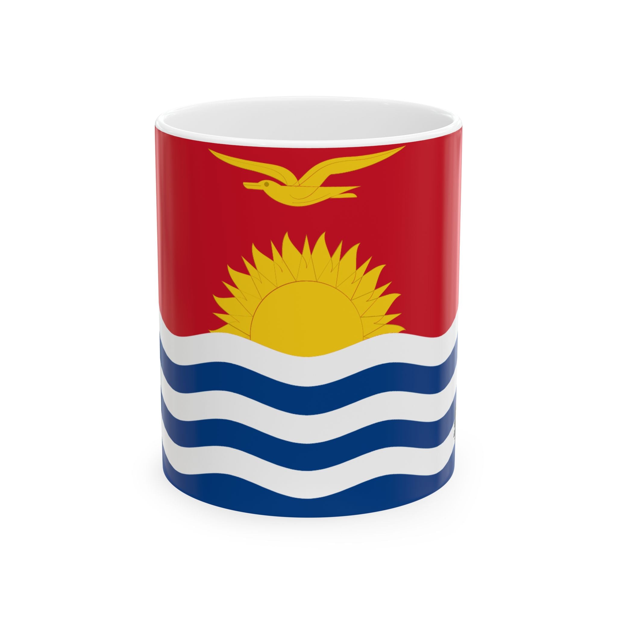 Kiribati Flag Coffee Tea Mug 11oz 15oz | Rep Ya Flag Ceramic Mug