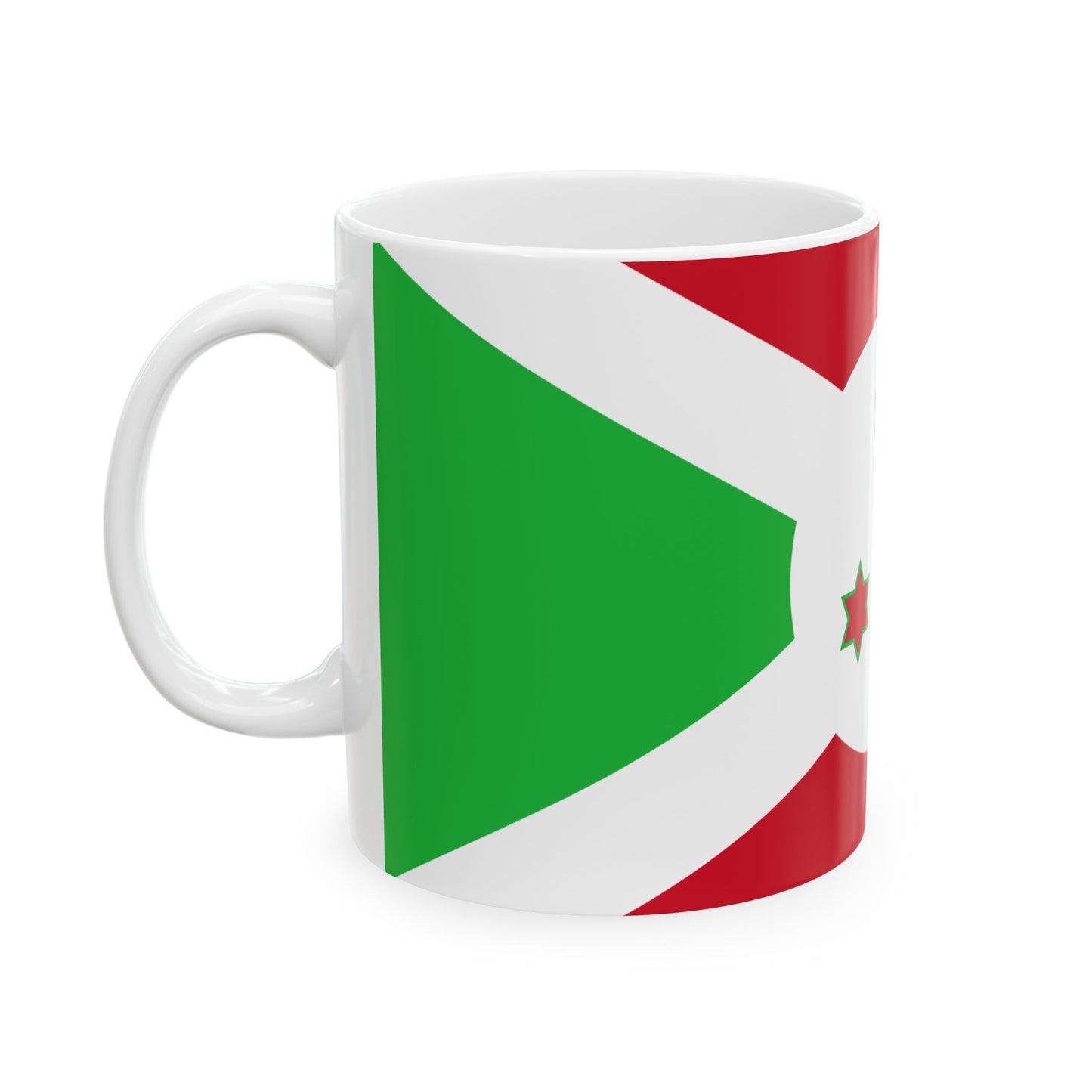 Burundi Flag Coffee Tea Mug 11oz 15oz | Rep Ya Flag Ceramic Mug