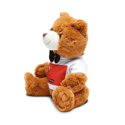 China Flag Teddy Bear | Chinese Heritage Plush Gift | Rep Ya Flag